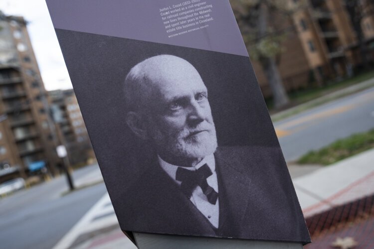 Justus L. Cozad (1833-1910) worked as a civil engineer for railroad companies constructing new lines throughout the Midwest, and spent later years in the real estate title business in Cleveland.
